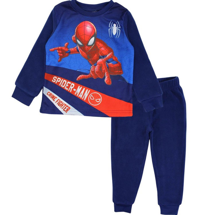 Picture of 5204 BOYS SPIDERMAN TWO PIECE THERMAL FLEECY PYJAMA